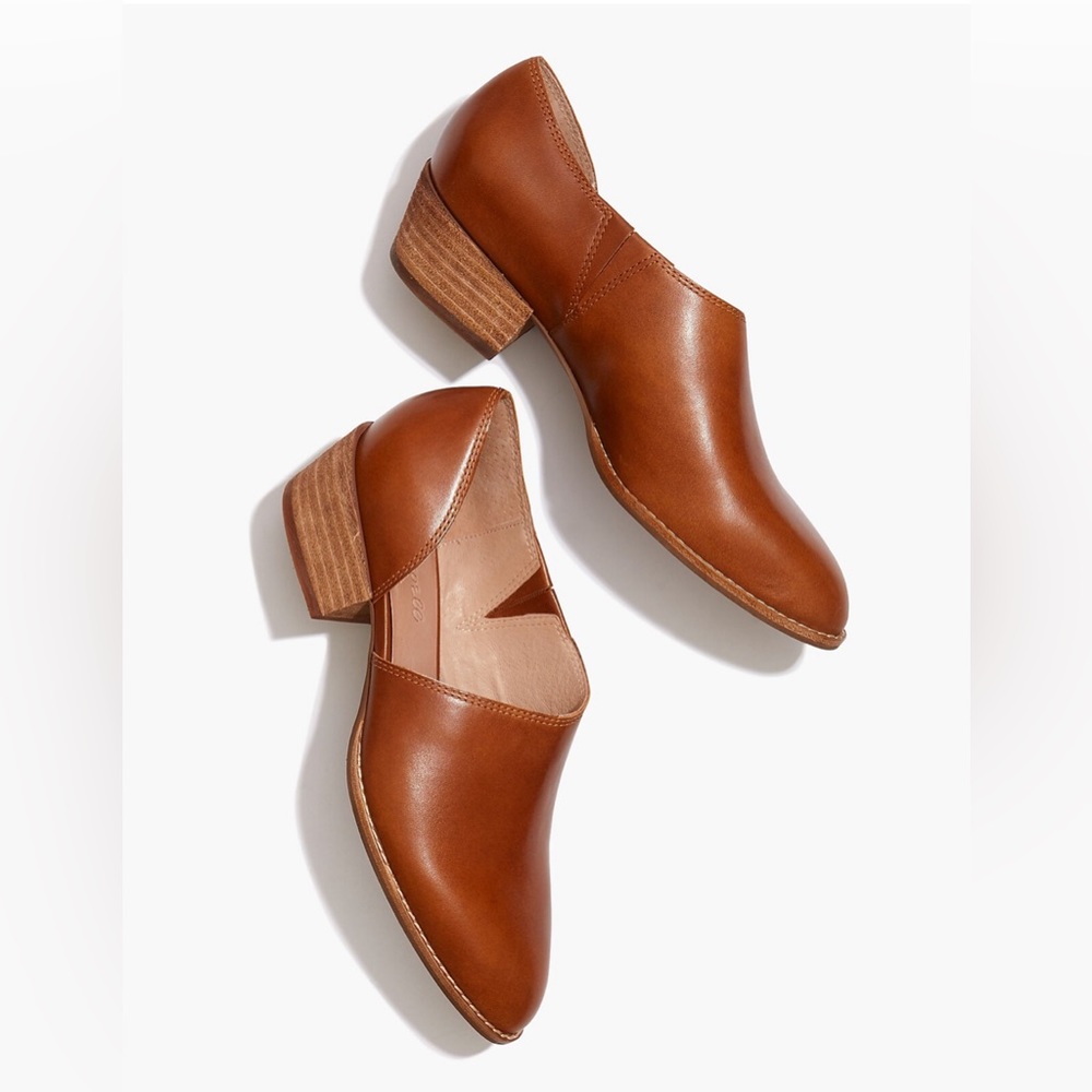 Madewell The Lucie Shoe in Leather brown tan size 8